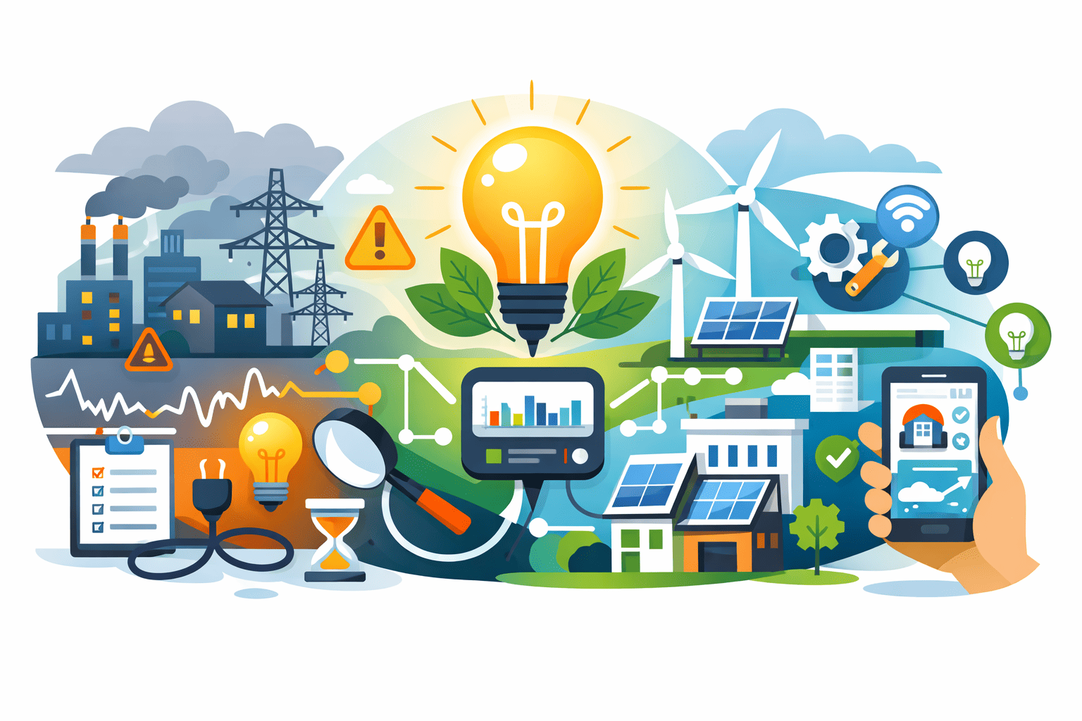 مراقبة استهلاك الكهرباء والتحكم به