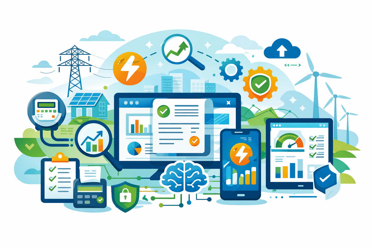 حلول Tradexiaerso لمستقبل إدارة فواتير الكهرباء.